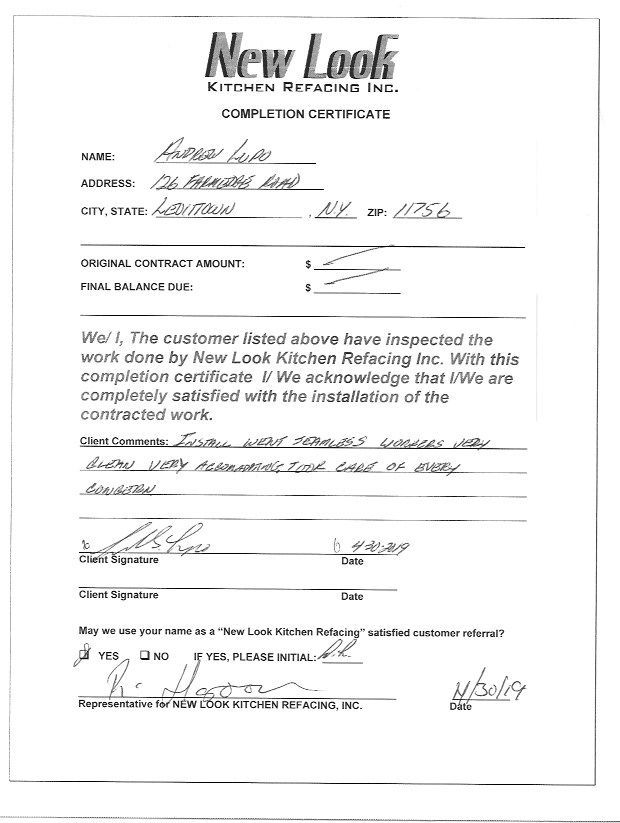 New Look Kitchen Refacing Reviews 