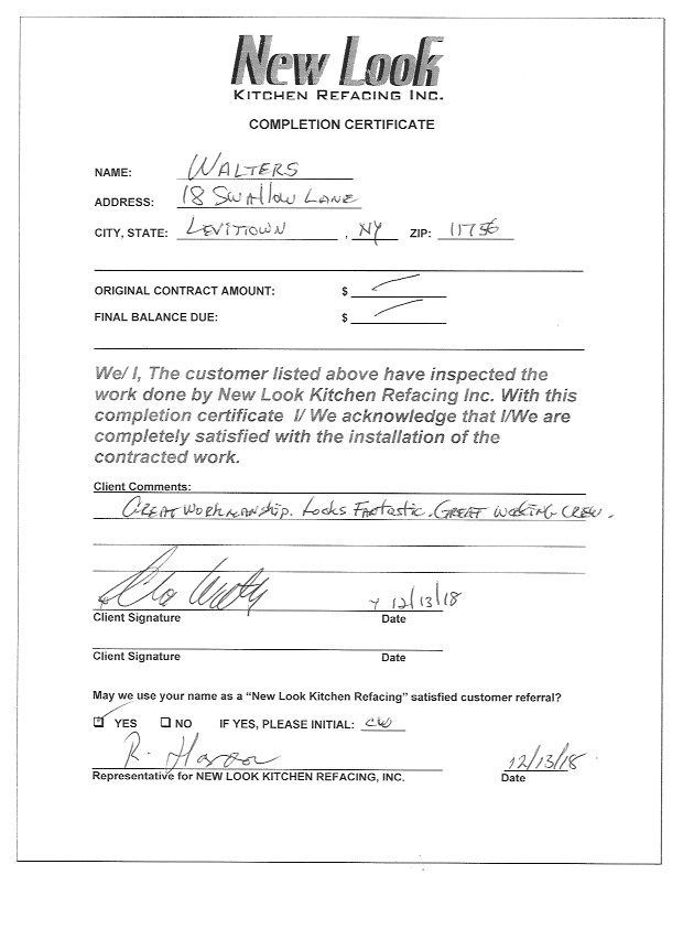 New Look Kitchen Refacing Reviews 