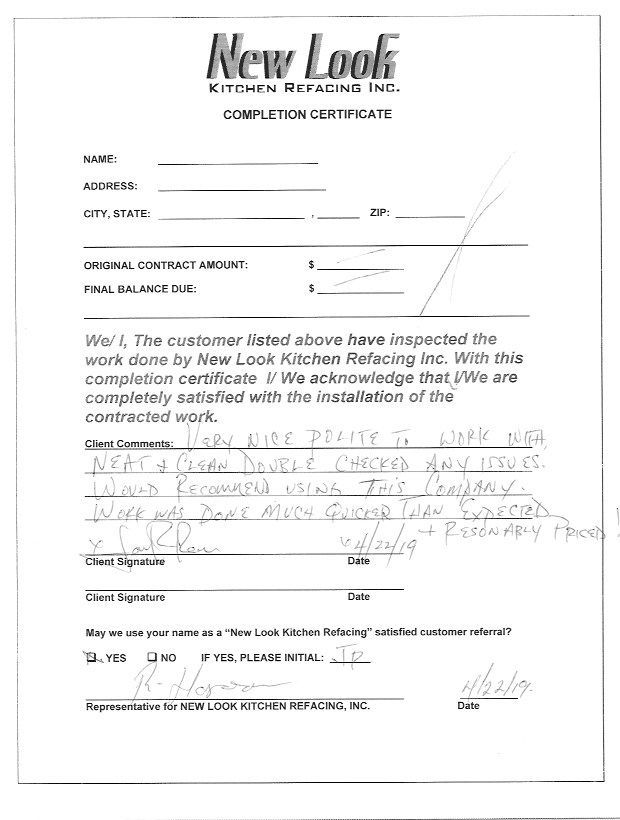 New Look Kitchen Refacing Reviews 