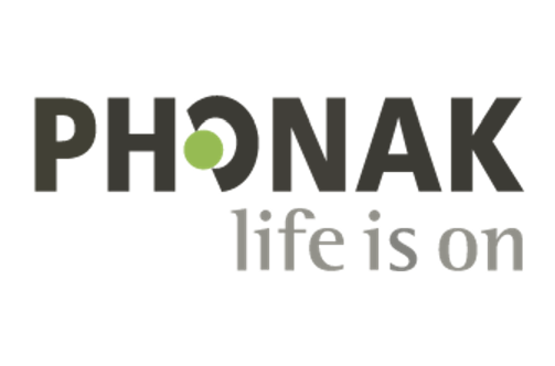 The phonak logo says that life is on.