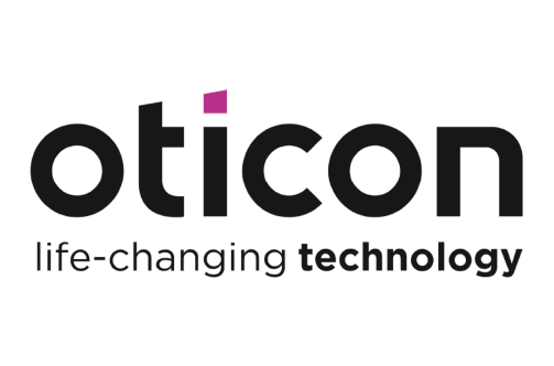 The logo for oticon is a life-changing technology company.