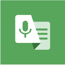 A microphone is sitting on top of a piece of paper on a green background.