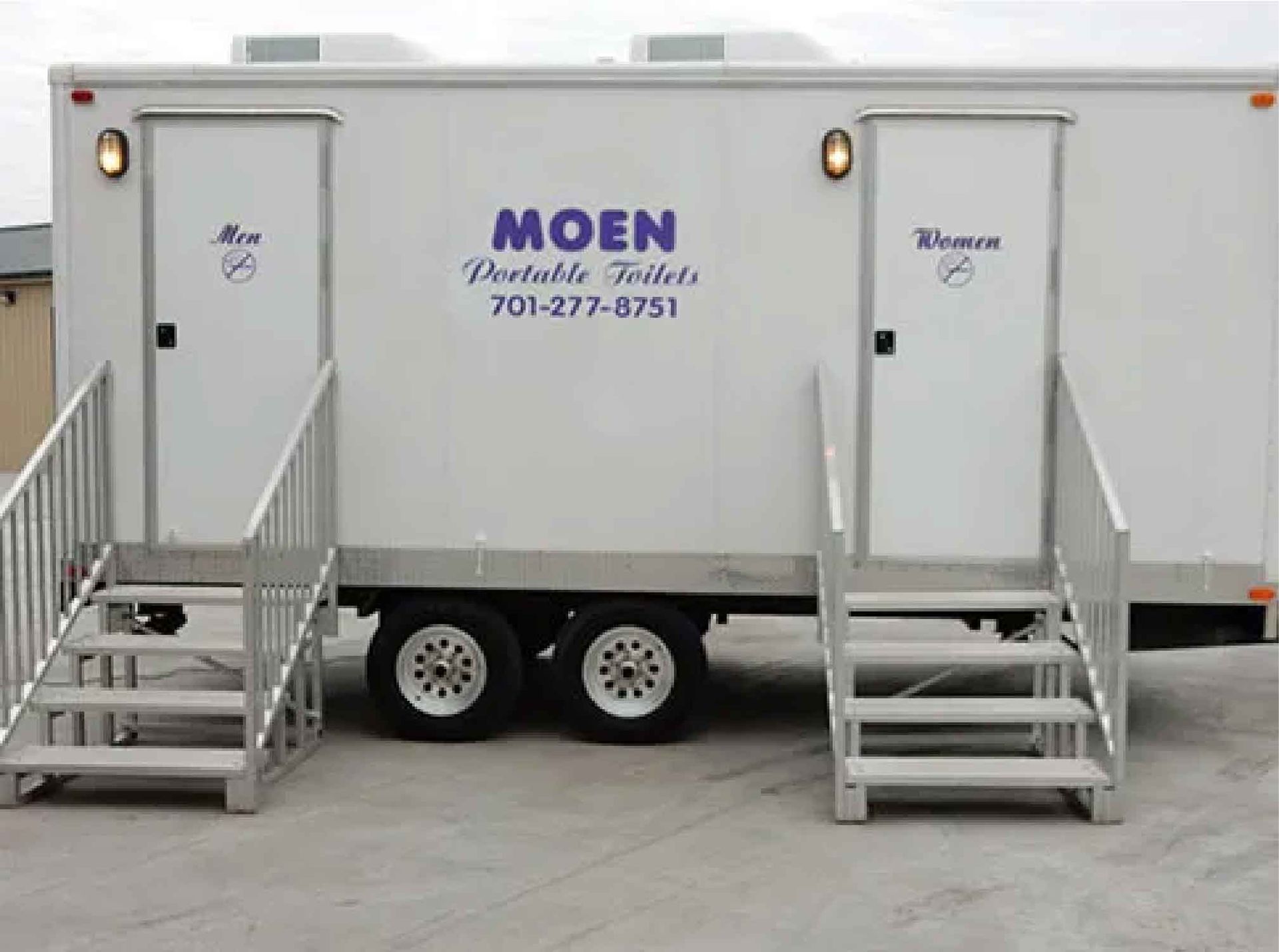 Layout VIP Restroom Trailer 6 Stall