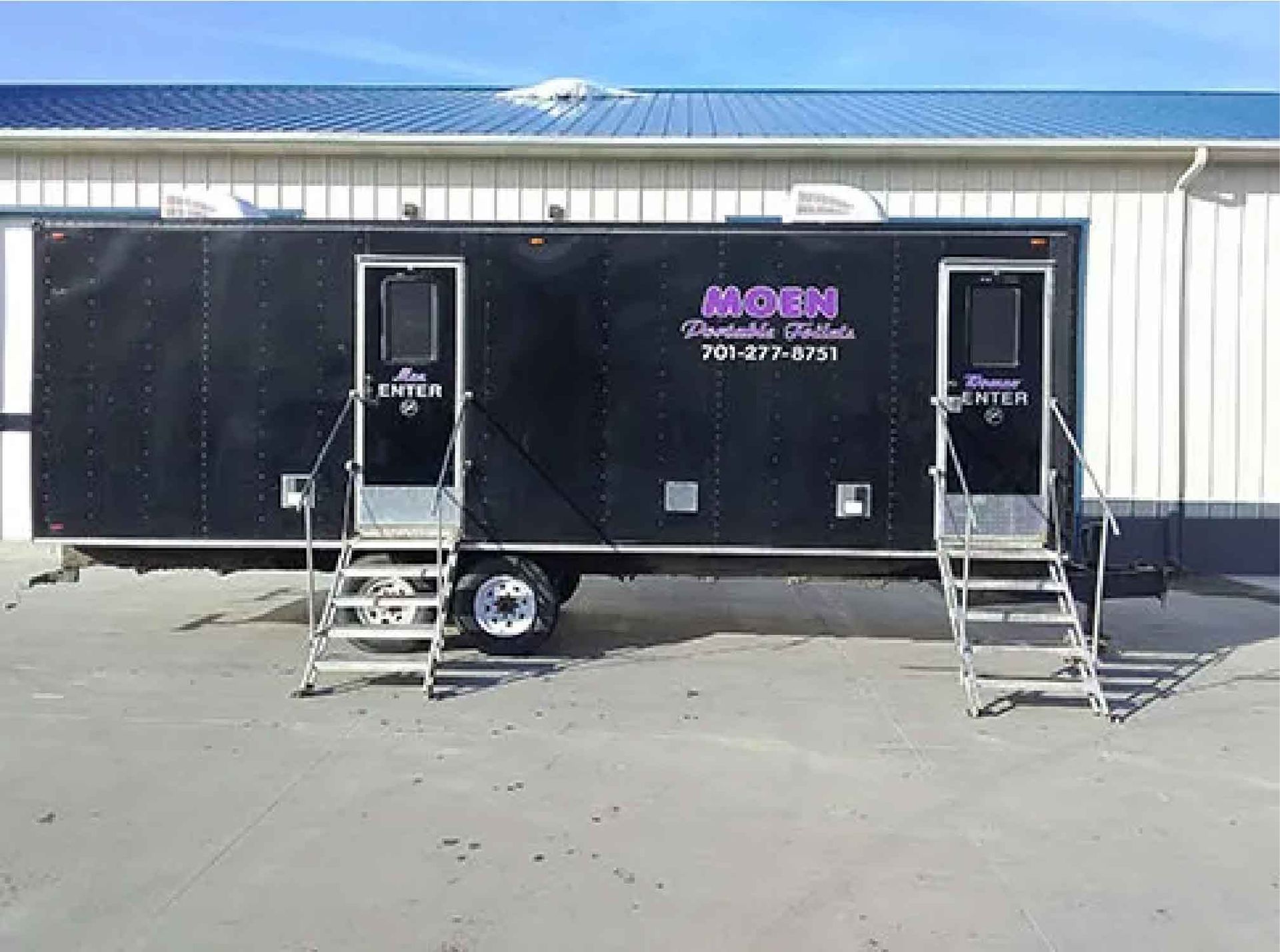 VIP Restroom Trailer 8 Stall