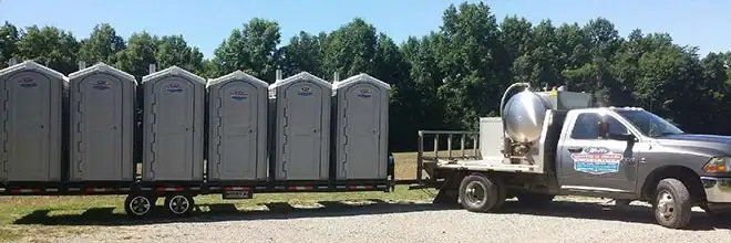 Wells Septic & Drain Cleaning Truck and Portable Toilets — Delaware, OH — Wells Septic & Drain Cleaning