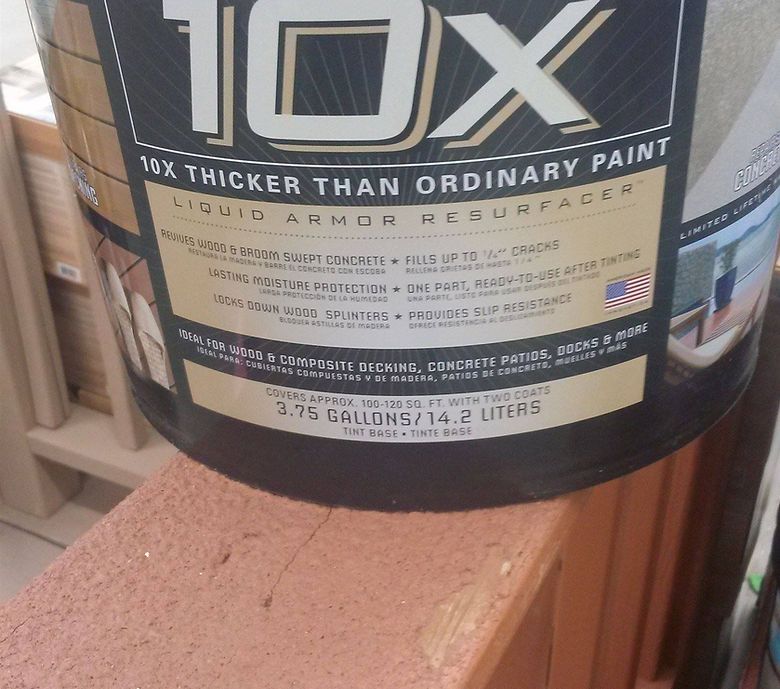A can of paint that says 10x thicker than ordinary paint
