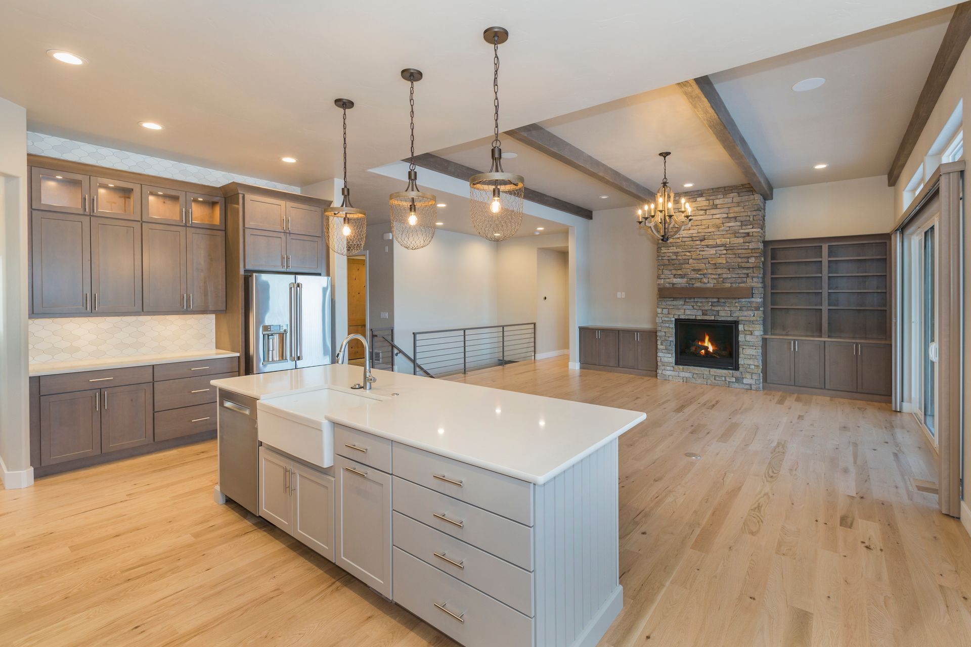 Spacious modern kitchen