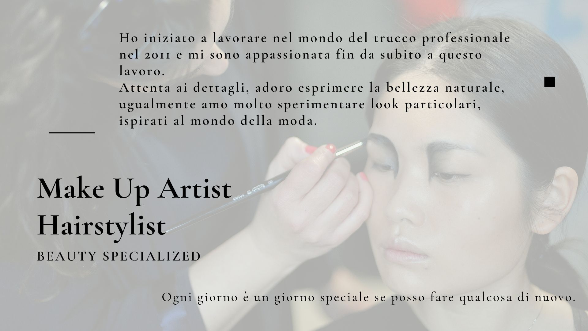 make up artist truccatore hairstylist