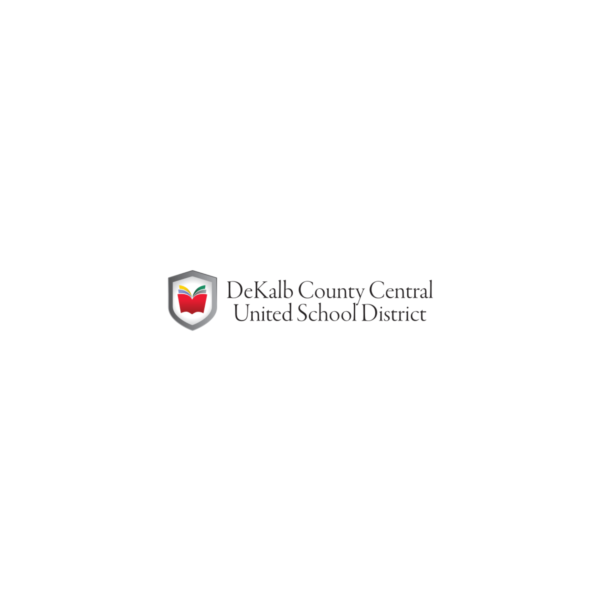 The logo for dekalb county central united school district