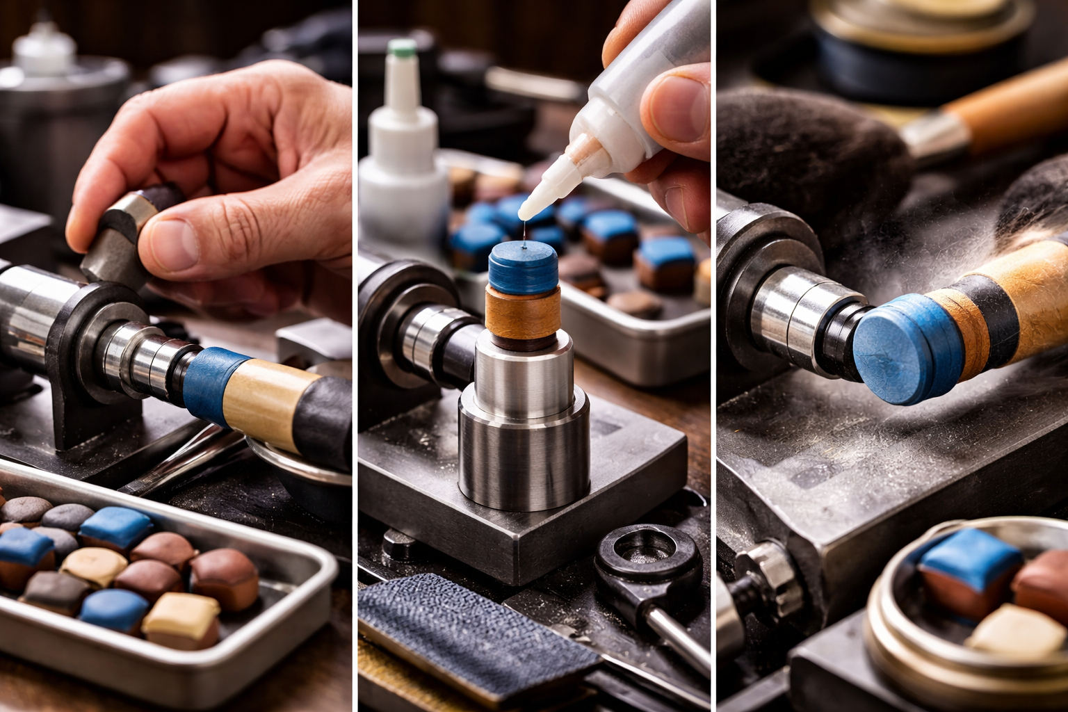 Een man en een vrouw spelen samen pool en lachen.