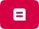Een rood vierkant met een wit pictogram erop.