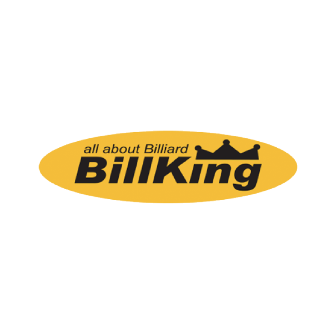 Alles over billiard billking logo op een witte achtergrond