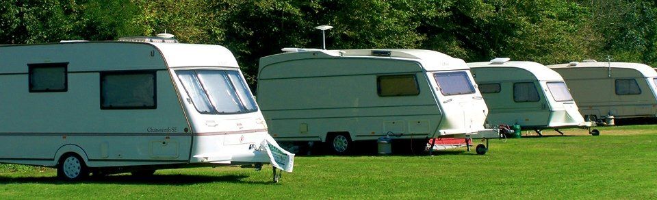 Caravans at A1 Touring Park, Darrington, West Yorkshire