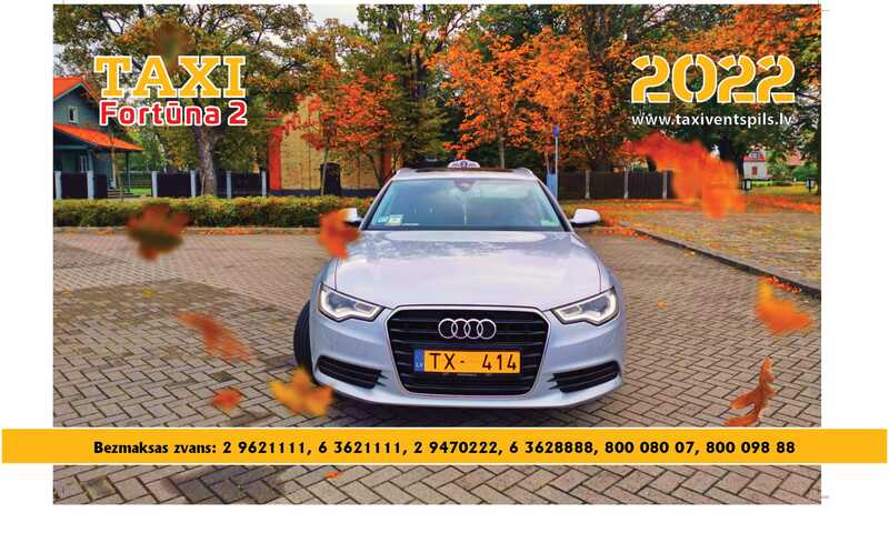 TAXI Ventspils FORTŪNA 2 | +371 29 470 222