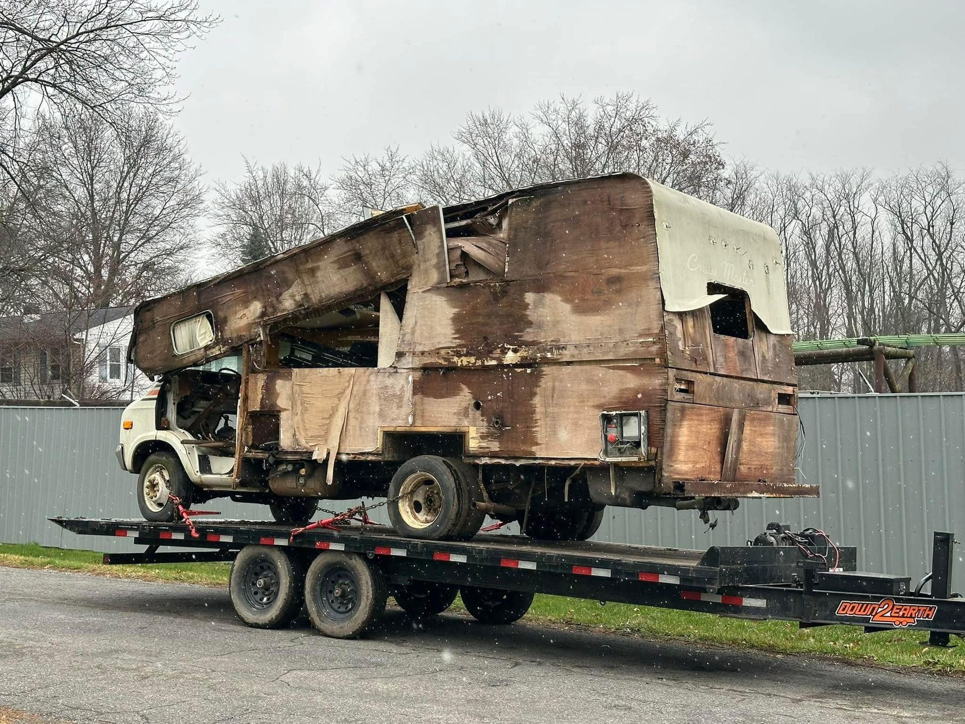 old rv removal