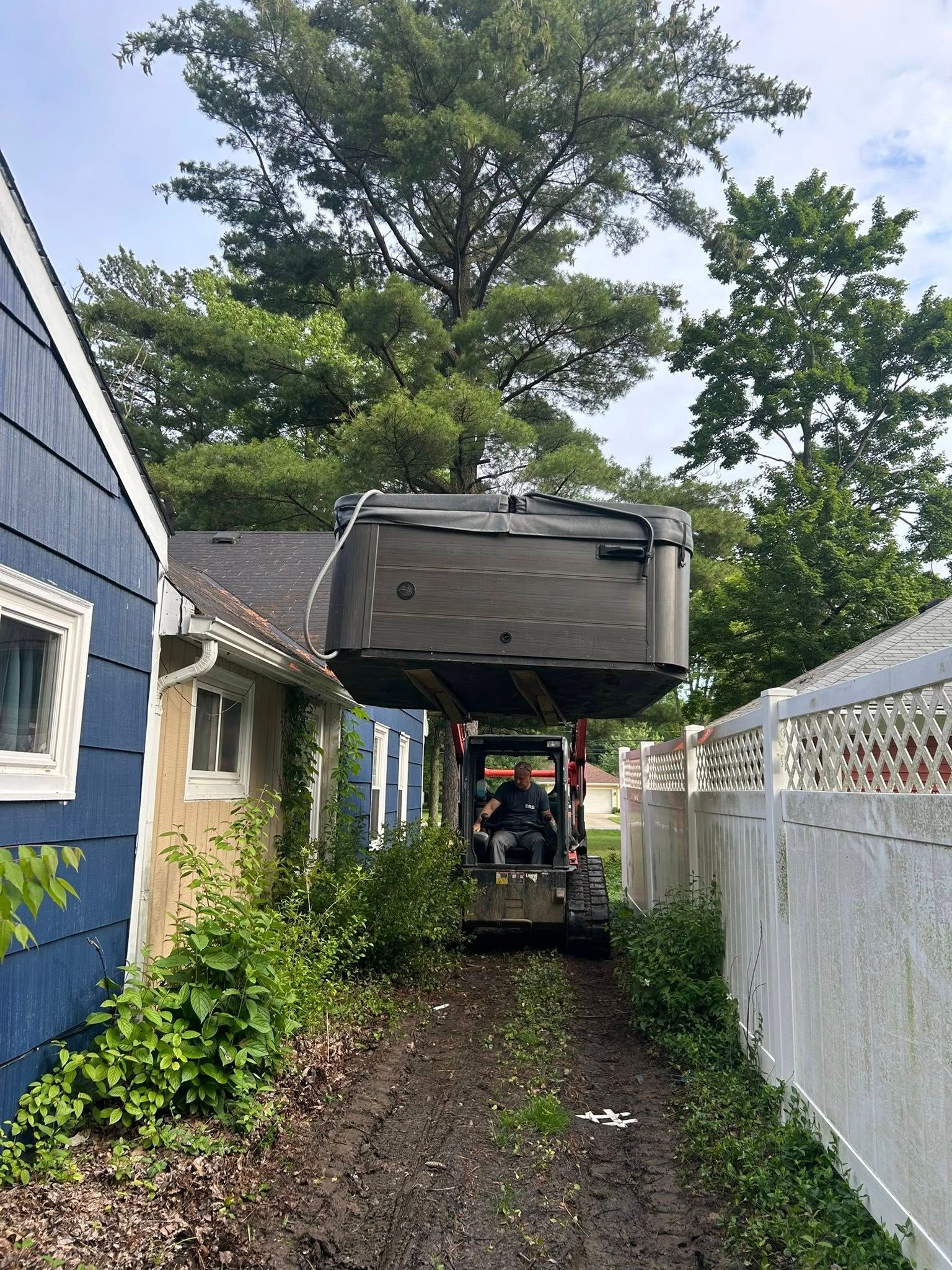 hot tub removal