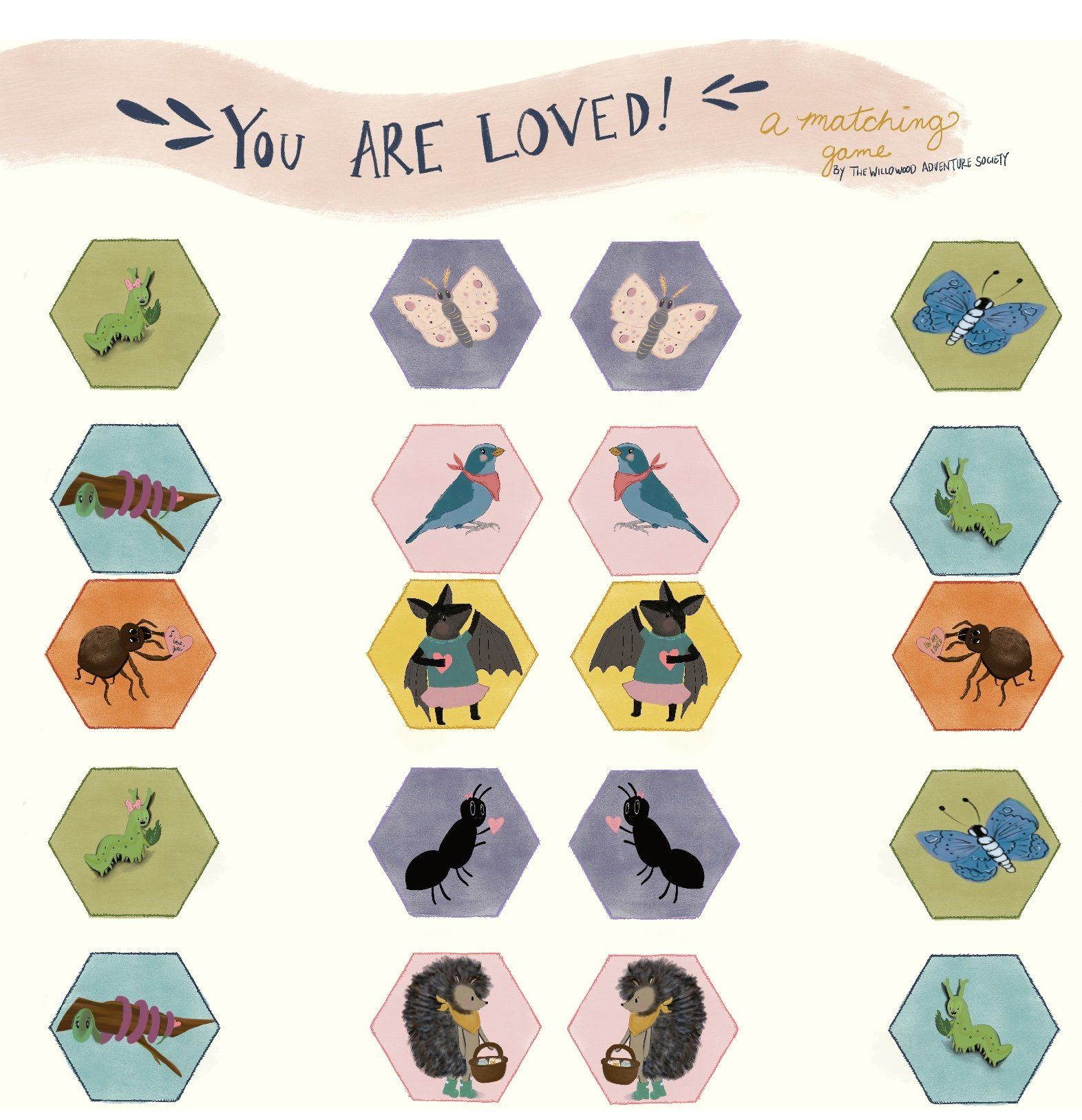 Free Printable Mini  Matching Game For Rainy Gloomy Days