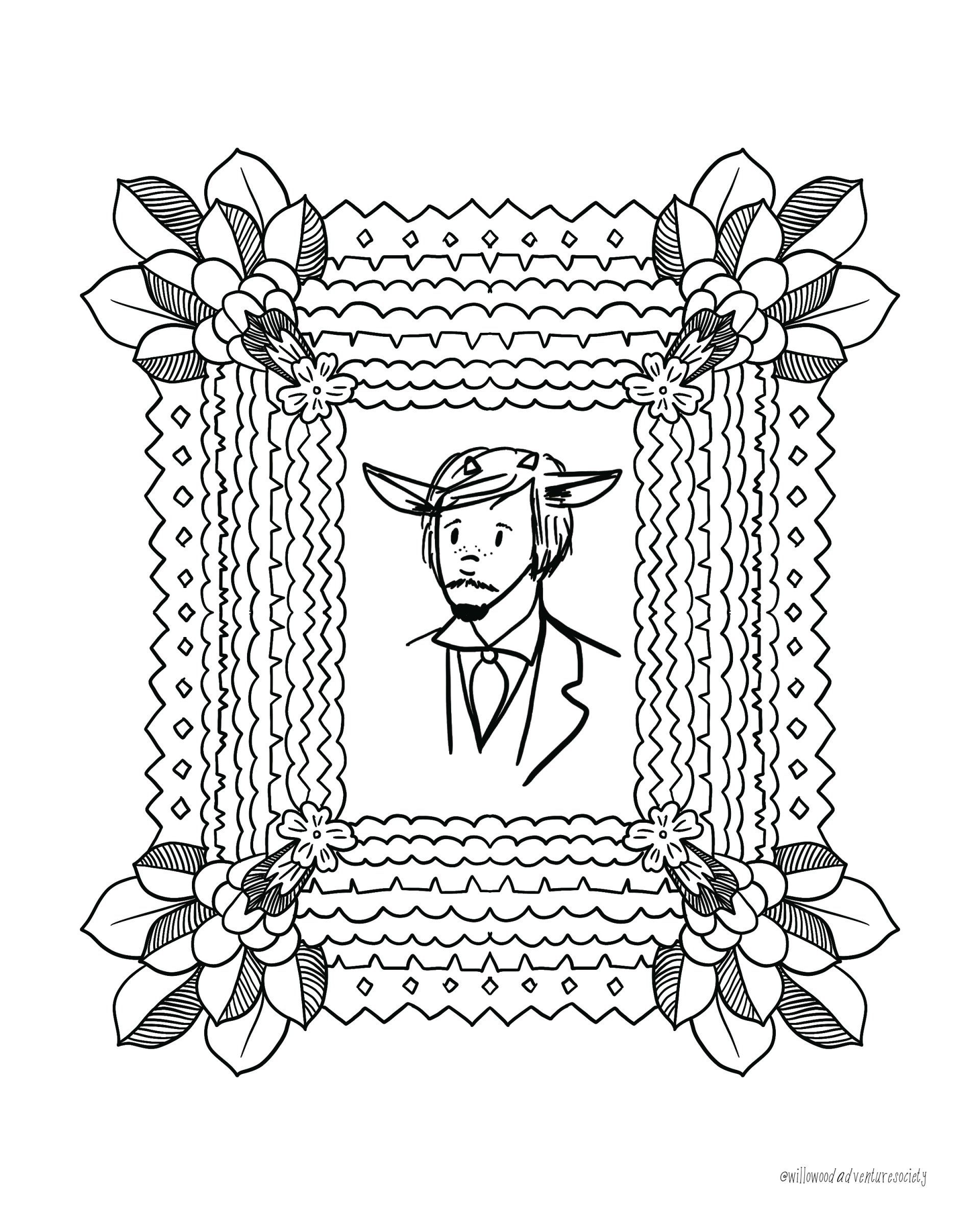 Mr Tumnus Coloring Page Narnia The Lion The Witch And The Wardrobe Free