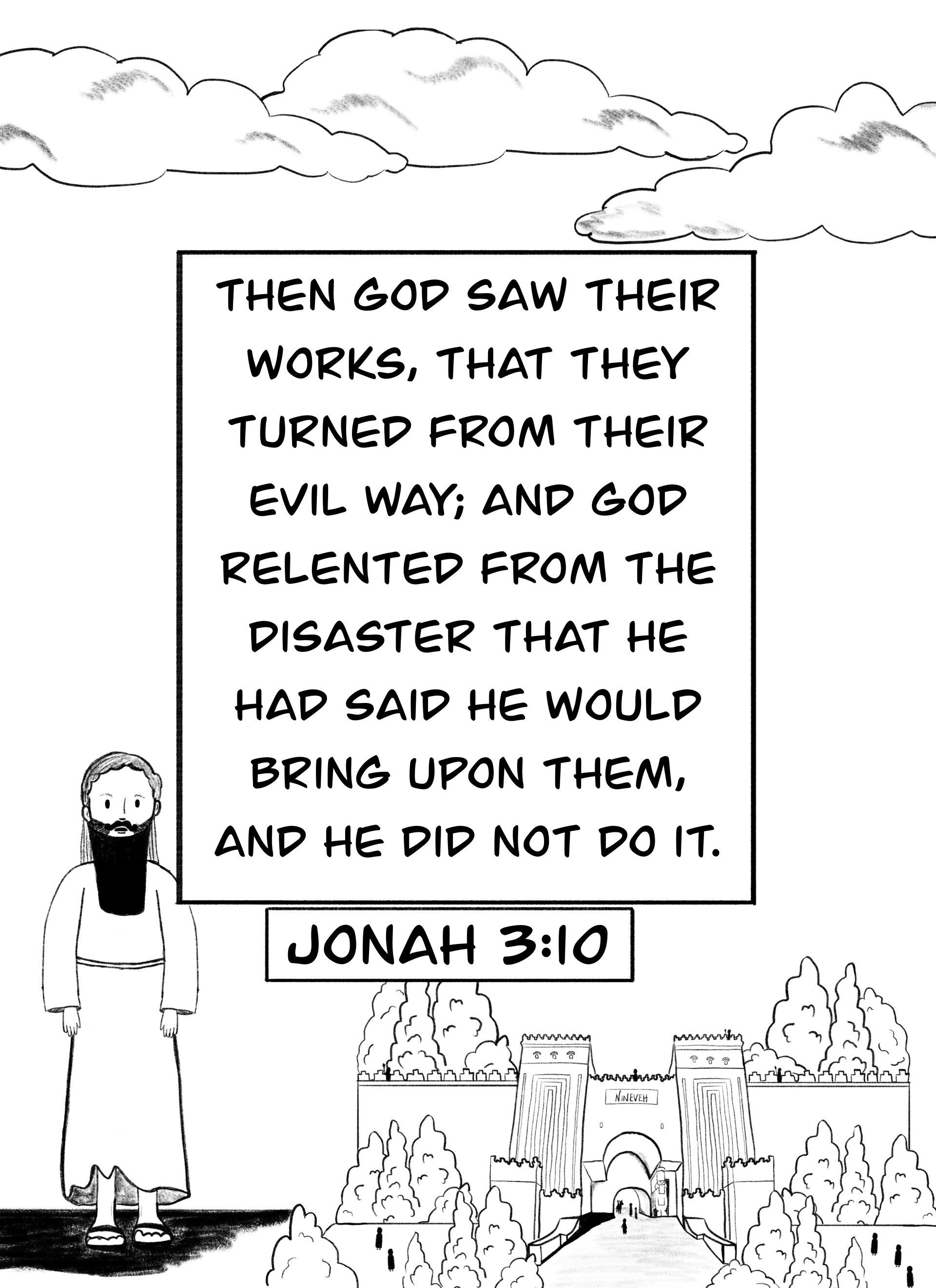 Jonah Coloring page