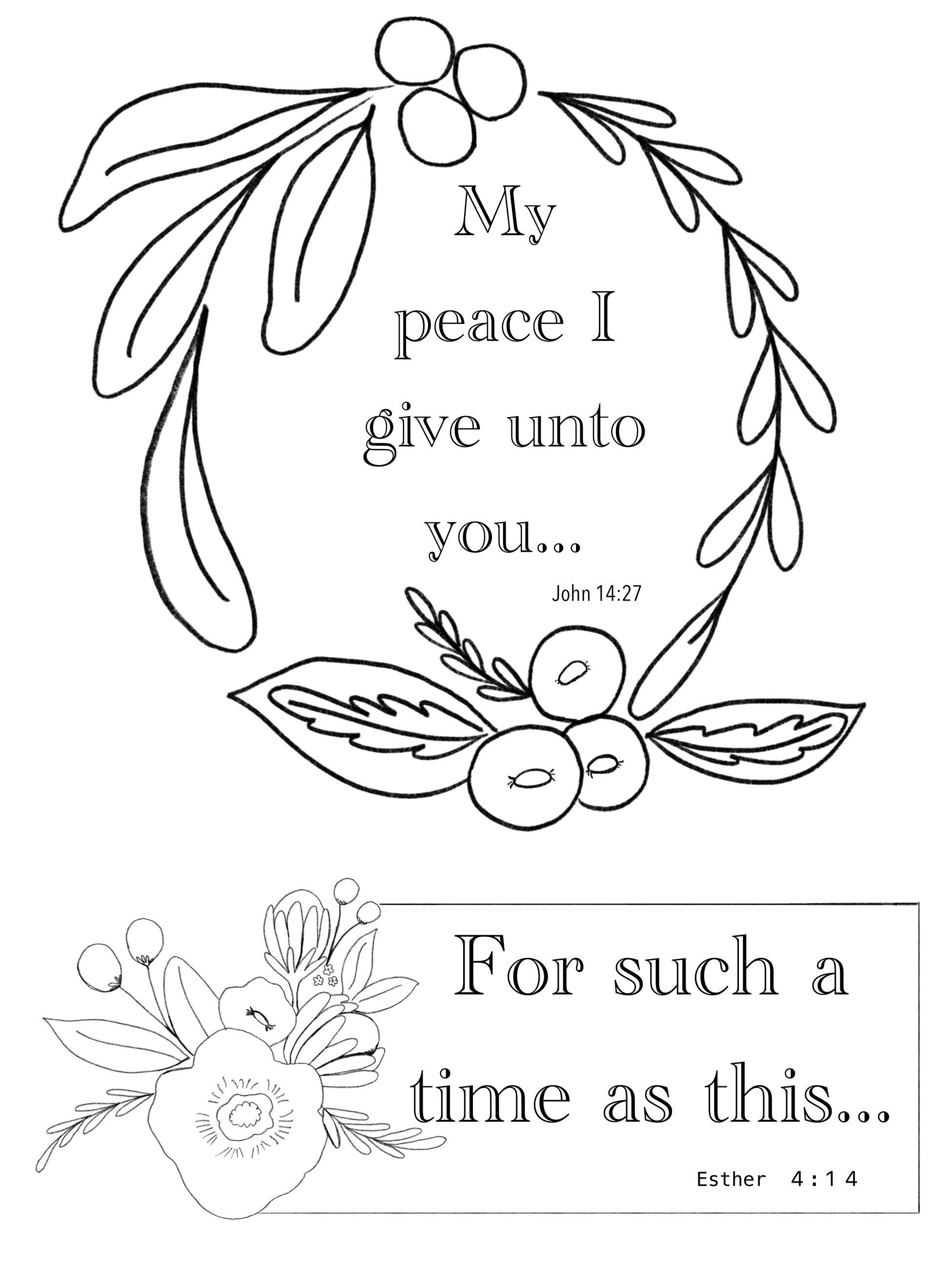 Peace, for such a time as this