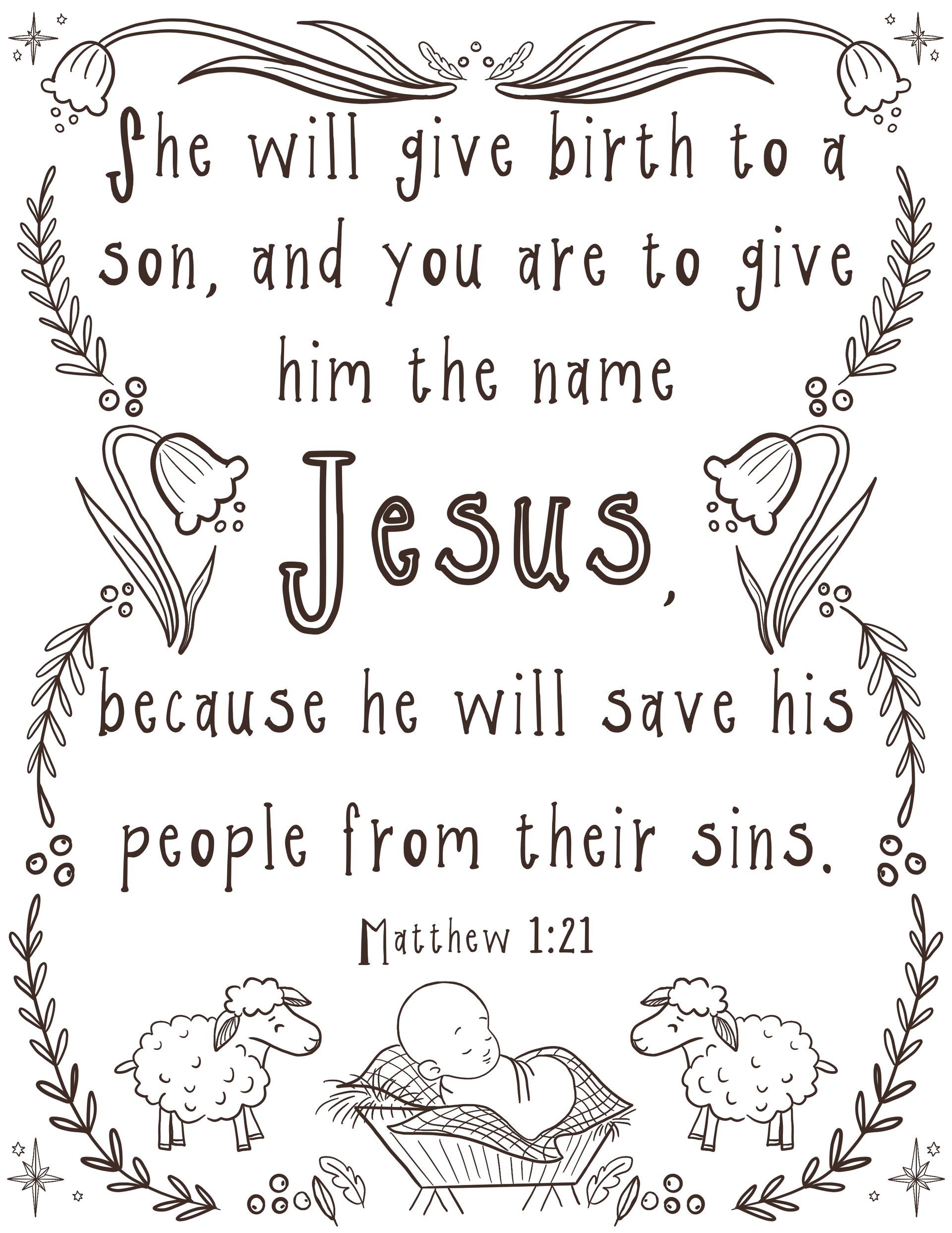 Christmas coloring page