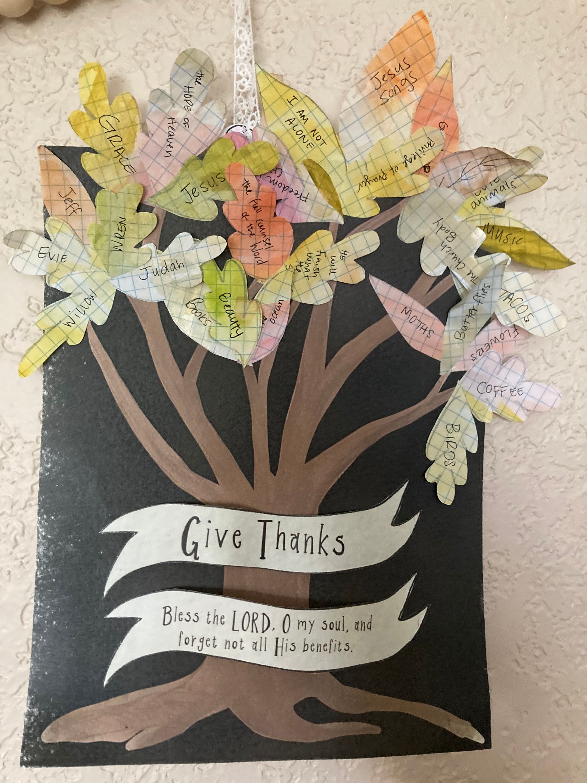 Thanksgiving tree craft