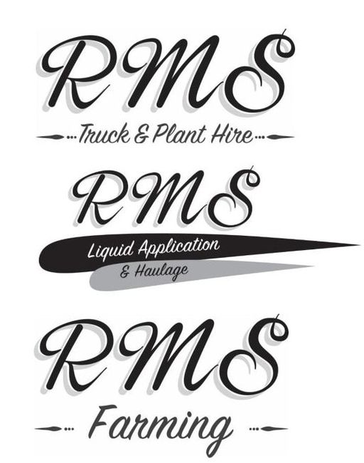 RMS Logos — RMS Truck & Plant Hire in Bakers Creek, QLD