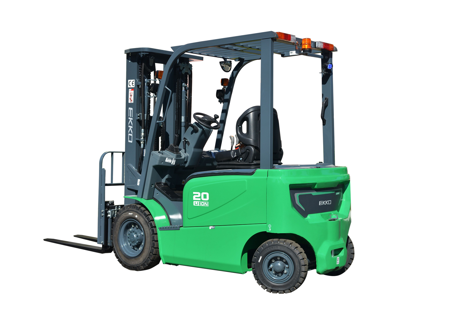 EKKO EK20G-Li 4,500-pound Electric Forklift Lithium-Ion