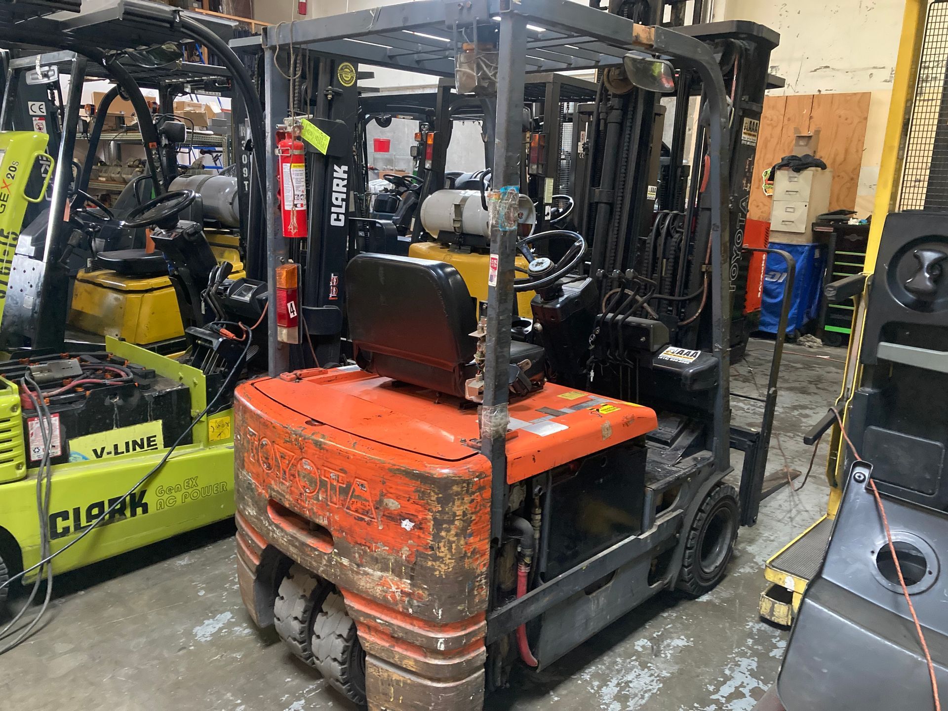 Toyota 5FBE15 36v Electric Forklift