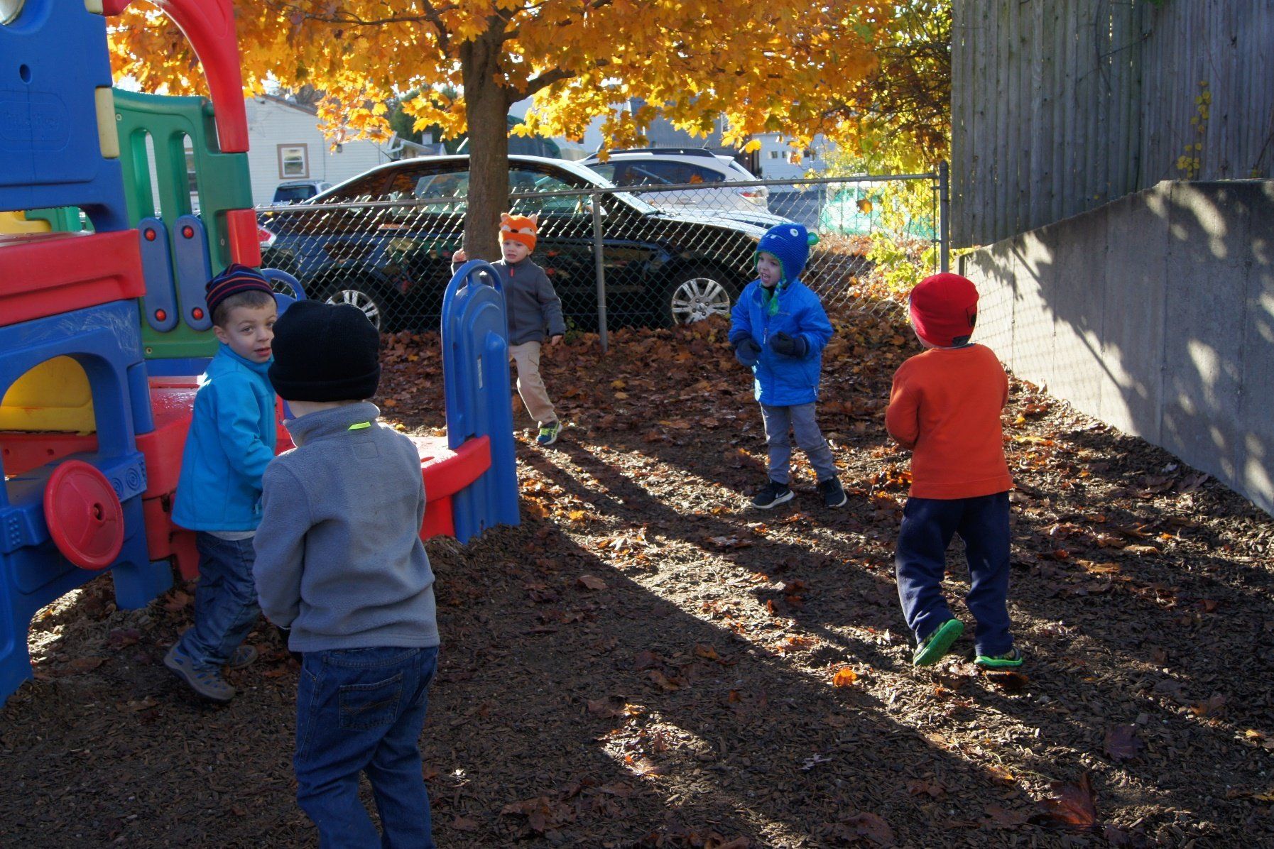 kids playing on the playground - Engaging Preschool in Merrimack NH