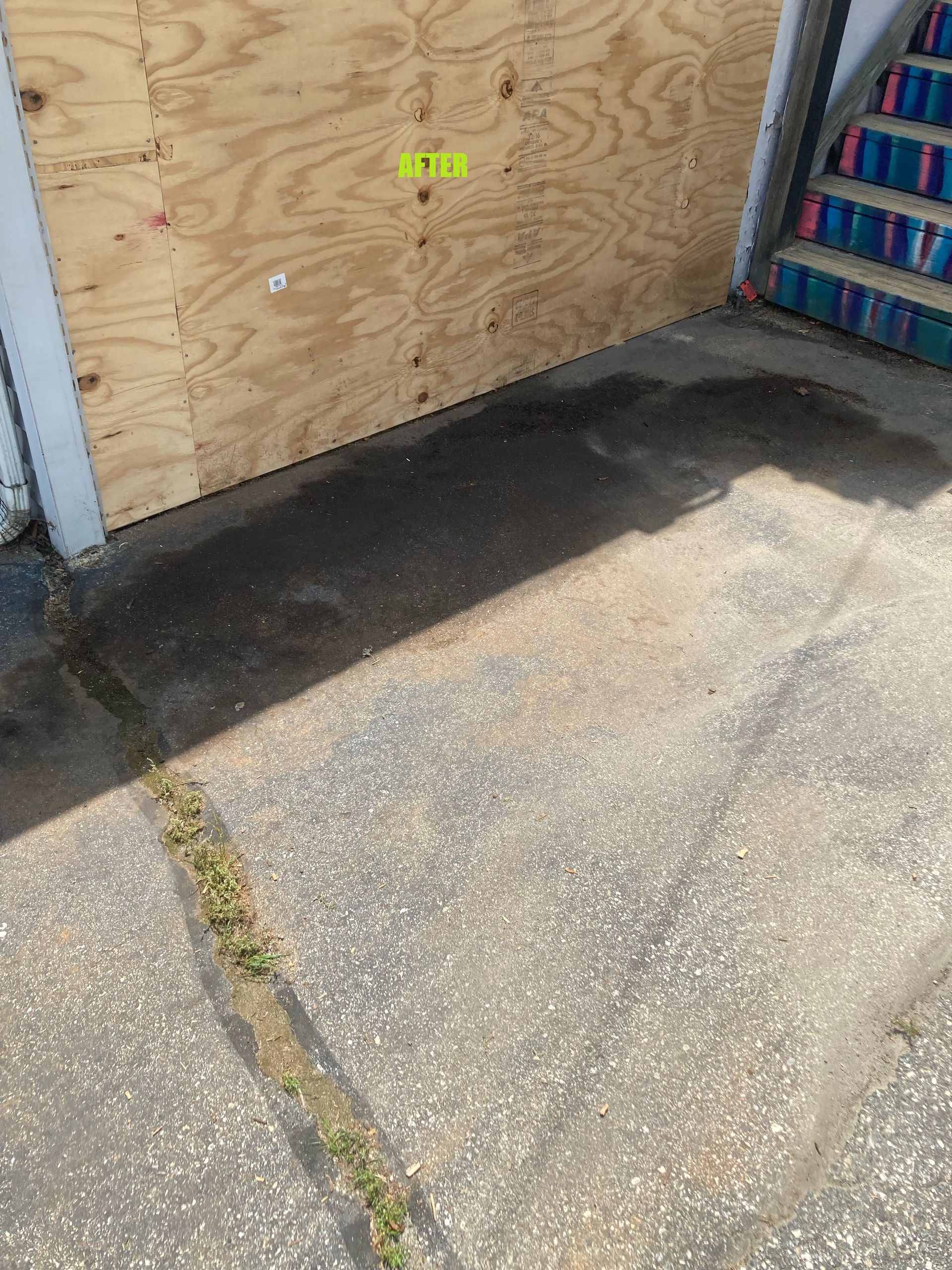 yard cleanup in cranston rhode island after photo