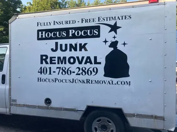hocus pocus junk removal truck