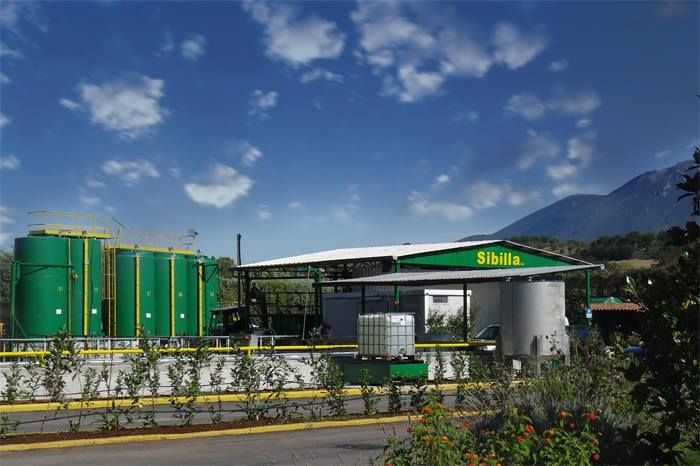 Carri armati verdi e un edificio con la scritta 