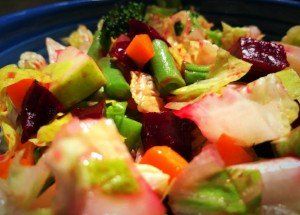 Chopped Salad with Roasted Beets