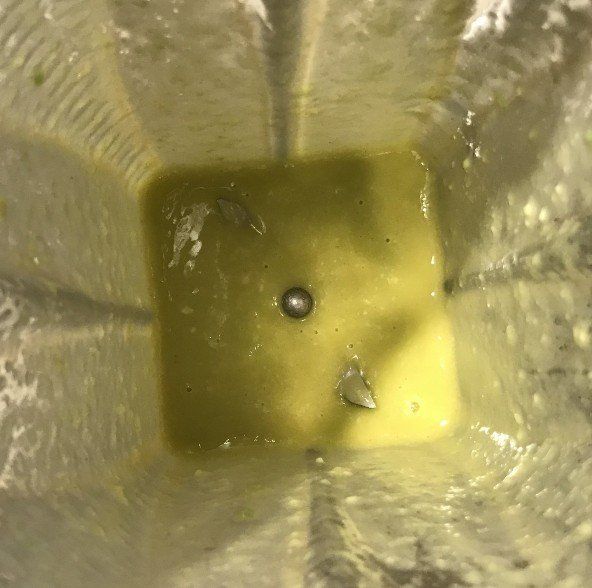 blended avocado lime dressing