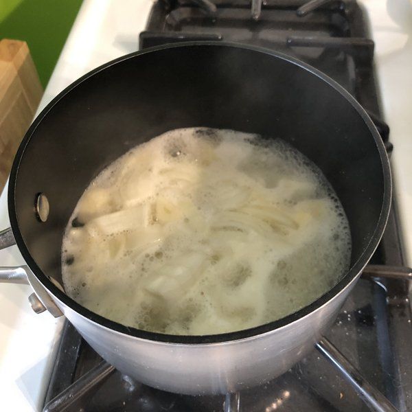 primavera sauce ingredients  in pot