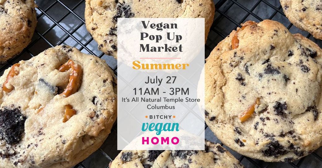 Columbus Summer vegan pop up market July 27th