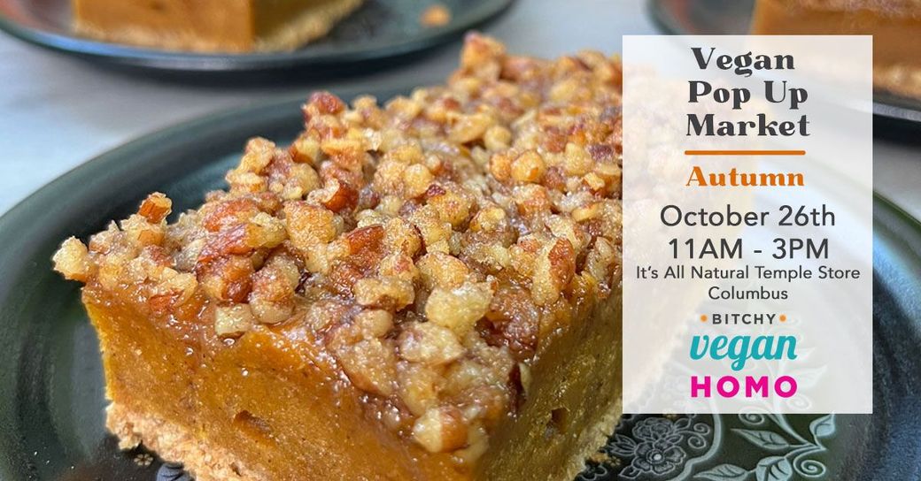 Columbus Autumn vegan Pop-up October 26th
