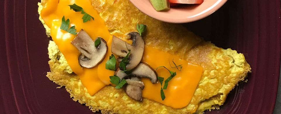 Mushroom Cheese Omelette
