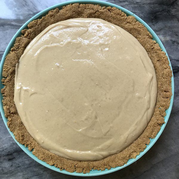 Peanut Butter Pie mix in pie crust