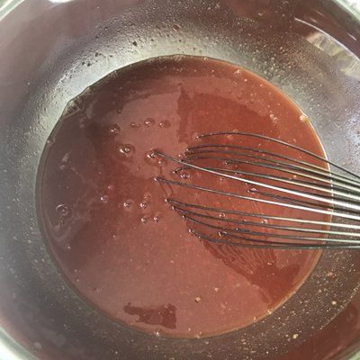 sloppy joe ingredients mixed in bowl