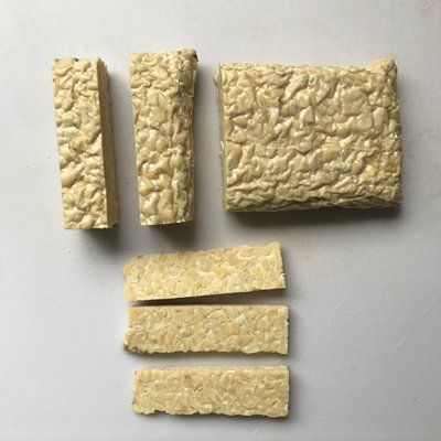tempeh block cut