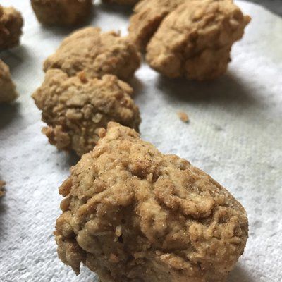 friend tofu draining on paper towels