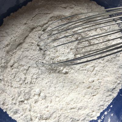 dry ingredients mixed