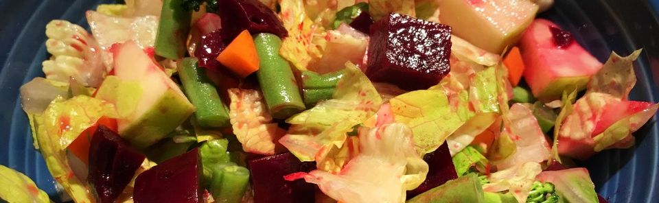 Chopped Salad with Roasted Beets