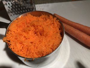 shredded carrots