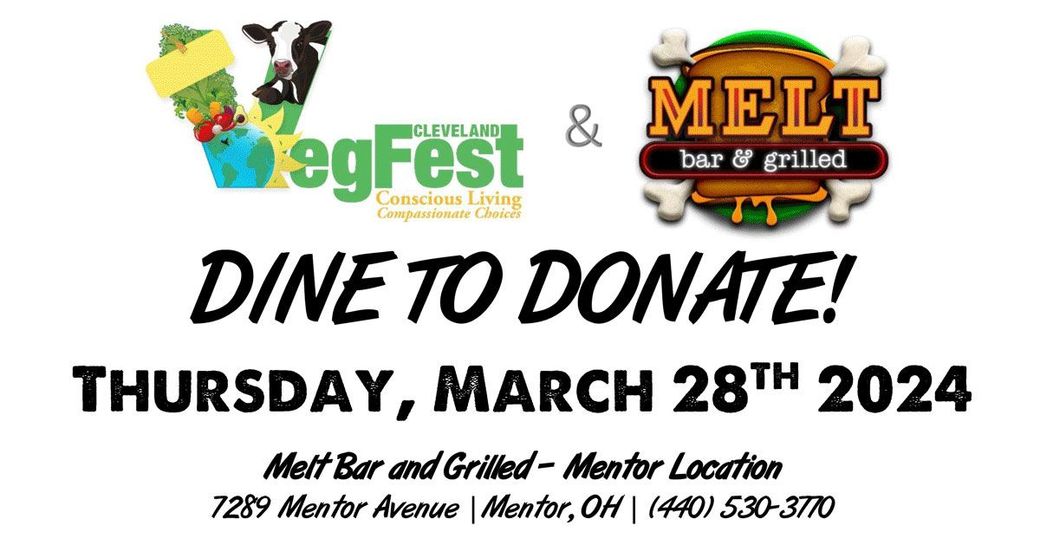Melt Dine to Donate March 28th