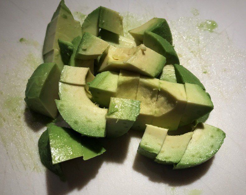 diced avocado