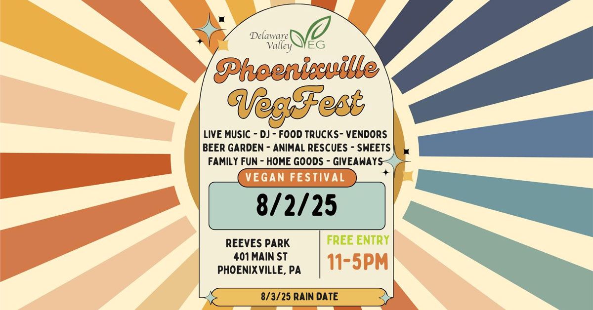 BVH at Phoenixville Vegfest August 2nd