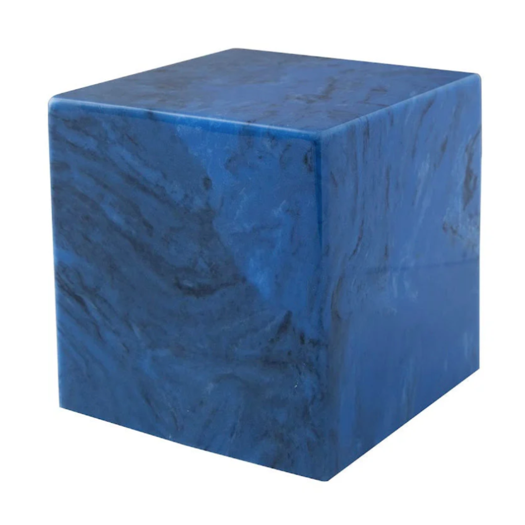 Aurora Cobalt Blue Keepsake Cube Urn